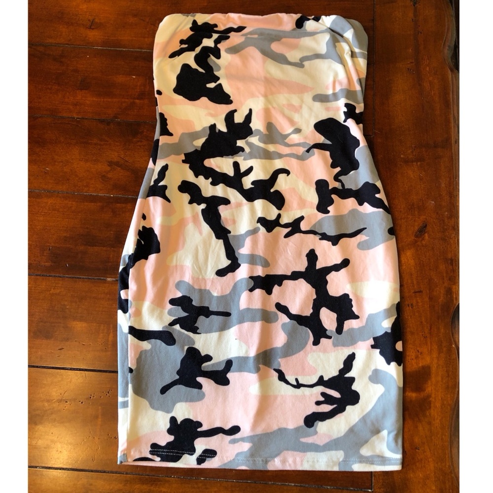 Camo print dress